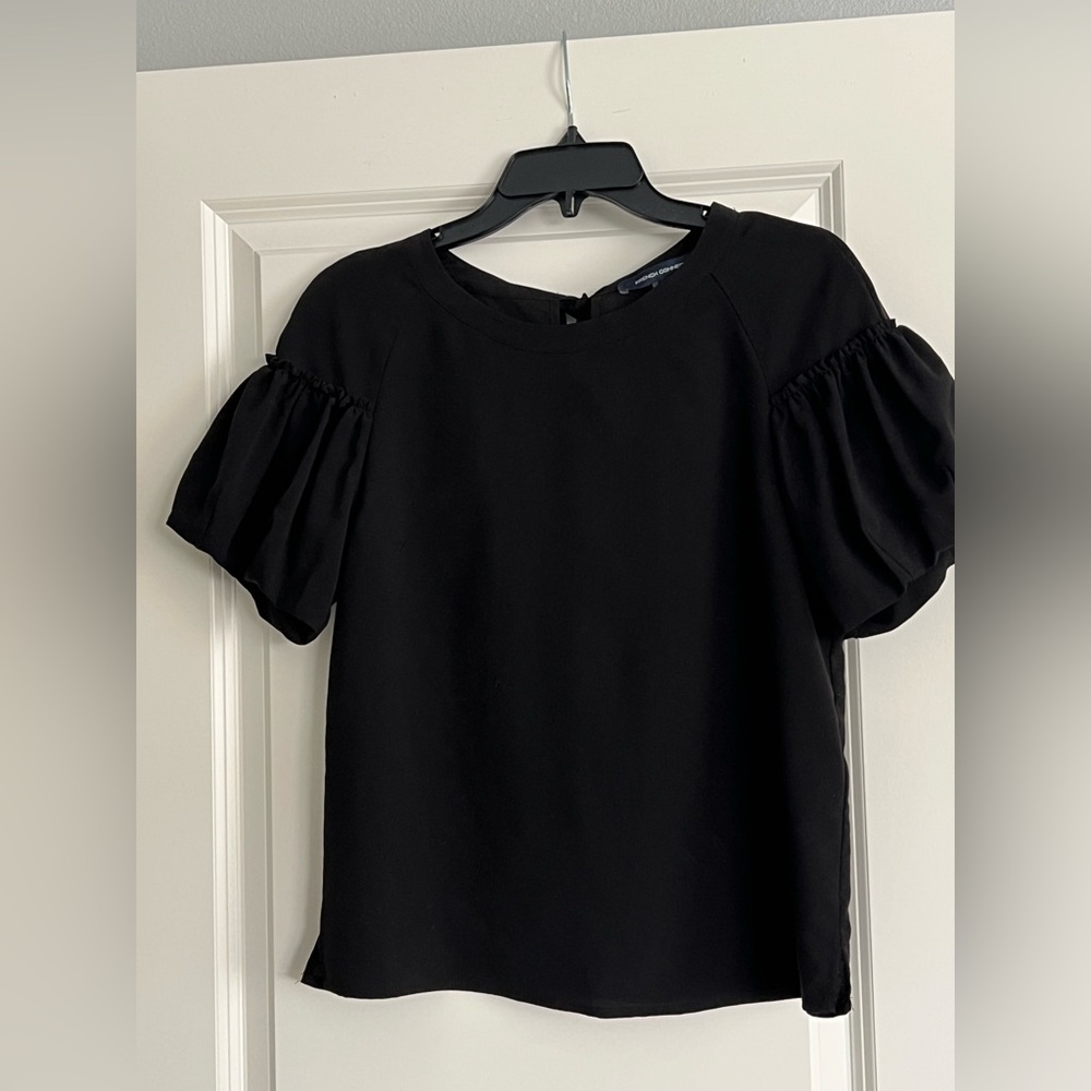 French connection, Black sheer blouse